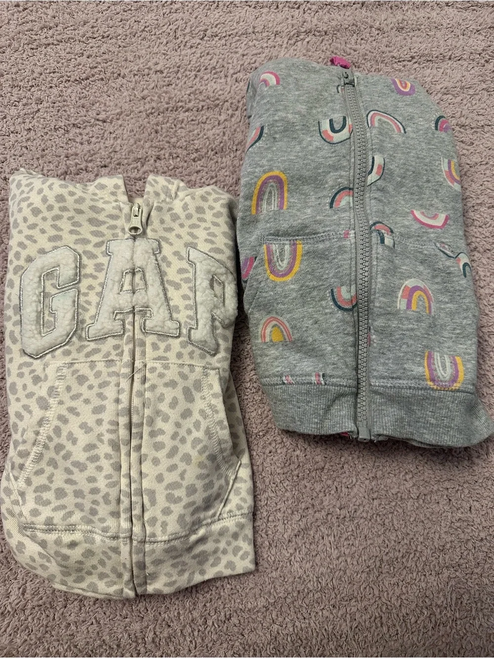 💕 Baby Gap + Cat & Jack Hoodie Bundle 12-18M/18M 🌈